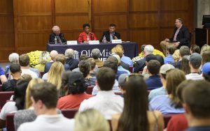 UM Innovation and Entrepreneurship Panel. Photo by Thomas Graning/Ole Miss Communications